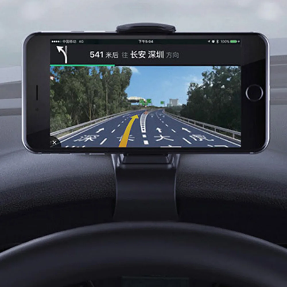 Крепкий автомобильный держатель HUD с зажимом для приборной панели автомобиля