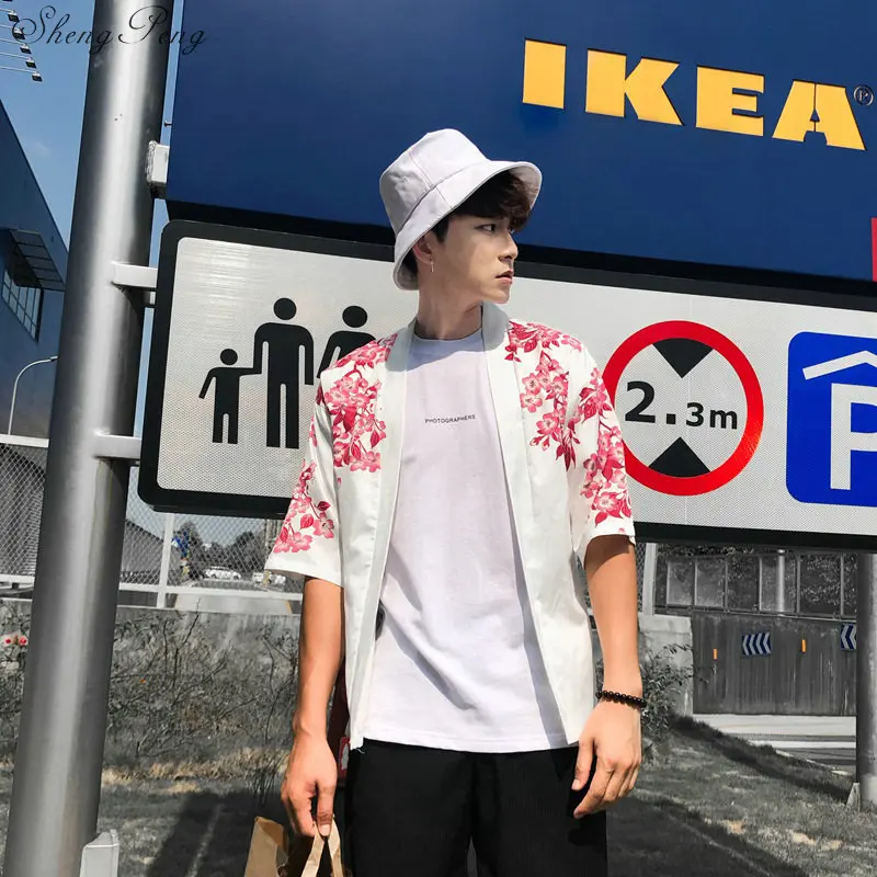 Мужской кардиган кимоно японская одежда самураев|Одежда Азии и островов Тихого