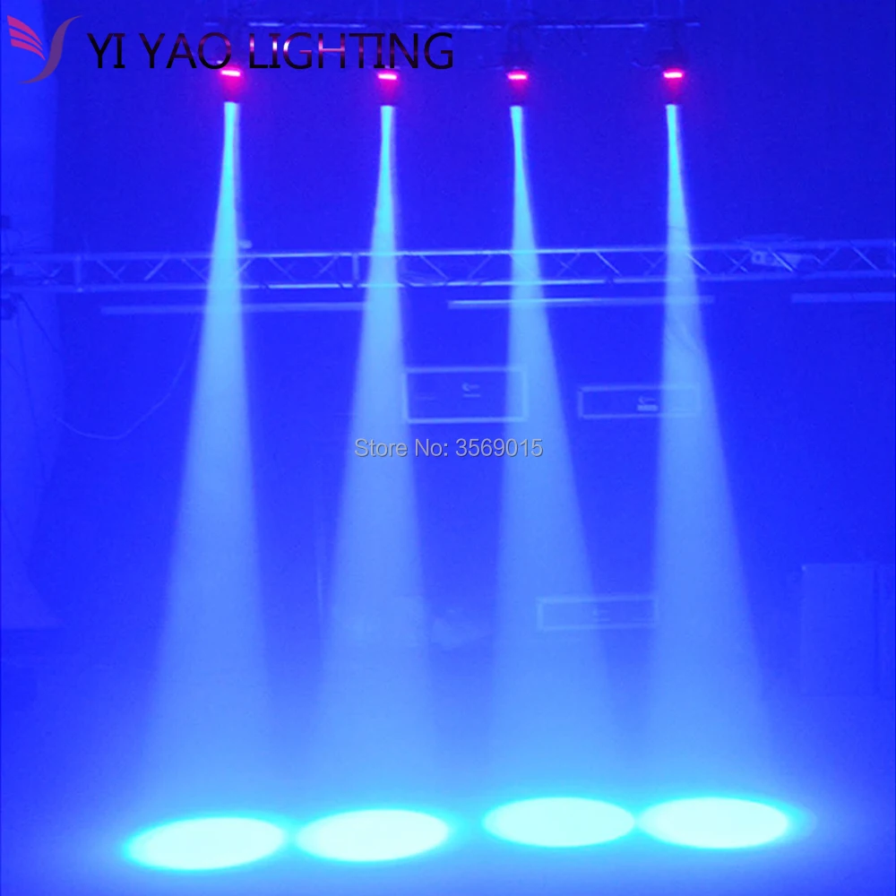 Диско-вечеринка свет 10 Вт светодиодный RGB луч Pinspot сцсветильник для вращающегося