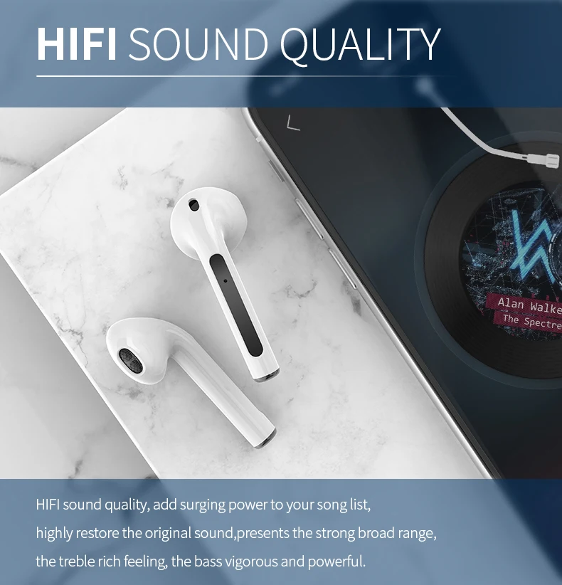 Новинка Y22 беспроводные Bluetooth наушники HIFI TWS беспроводные наушники сенсорное управление наушники с зарядным устройством для IOS Android телефона