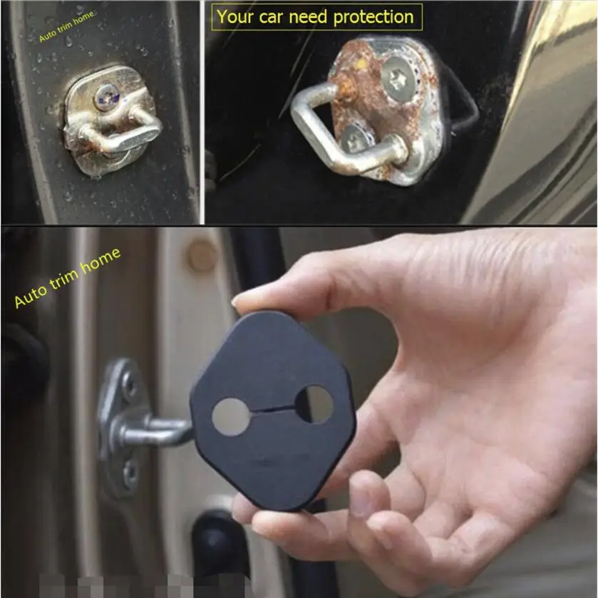

Lapetus Plastic Car Door Lock Protection Cover Buckle Trim 4 Pcs For Honda CRV CR-V 2012 - 2020 Accessories