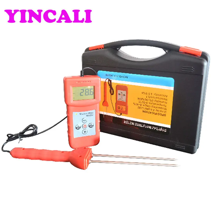 Высокоточный цифровой измеритель влажности табака MS320 стеблей тестер тюка для