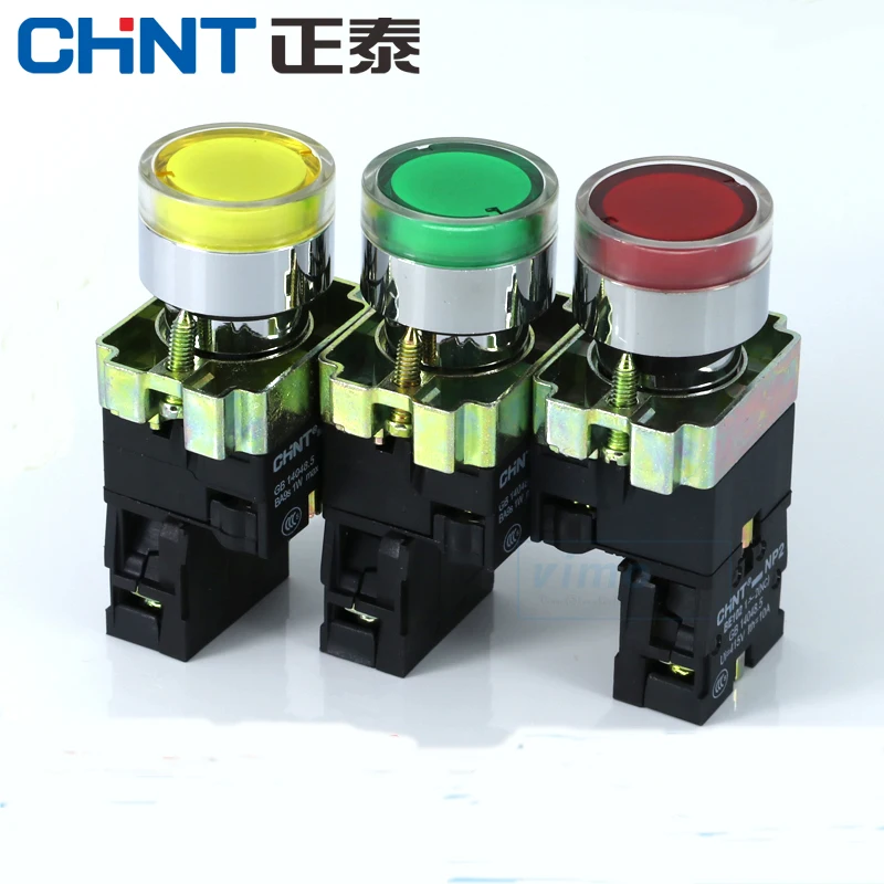 Китайский металлический кнопочный переключатель с светодиодный светильник NP2-BW3361 NP2-BW3462 NP2-BW3561