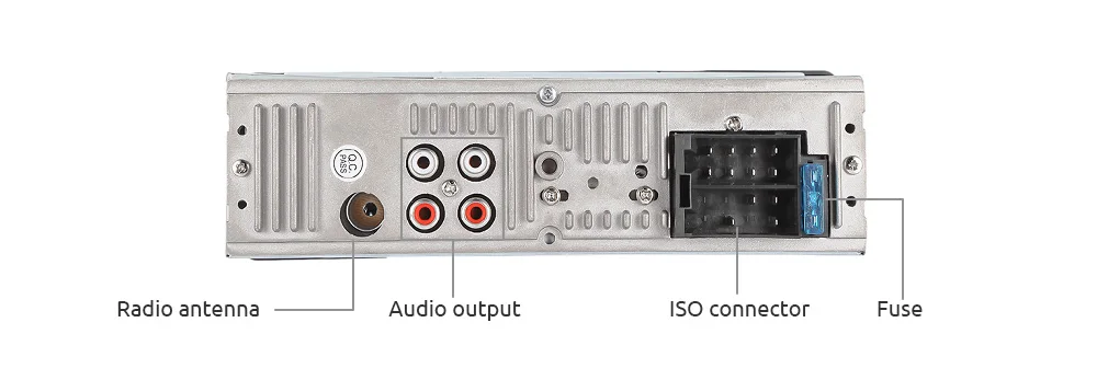 JSD-520 12 в Bluetooth Автомобильный mp3 плеер FM Радио стерео приемник в тире MMC WMA аудио 1 Din Авто мультимедиа