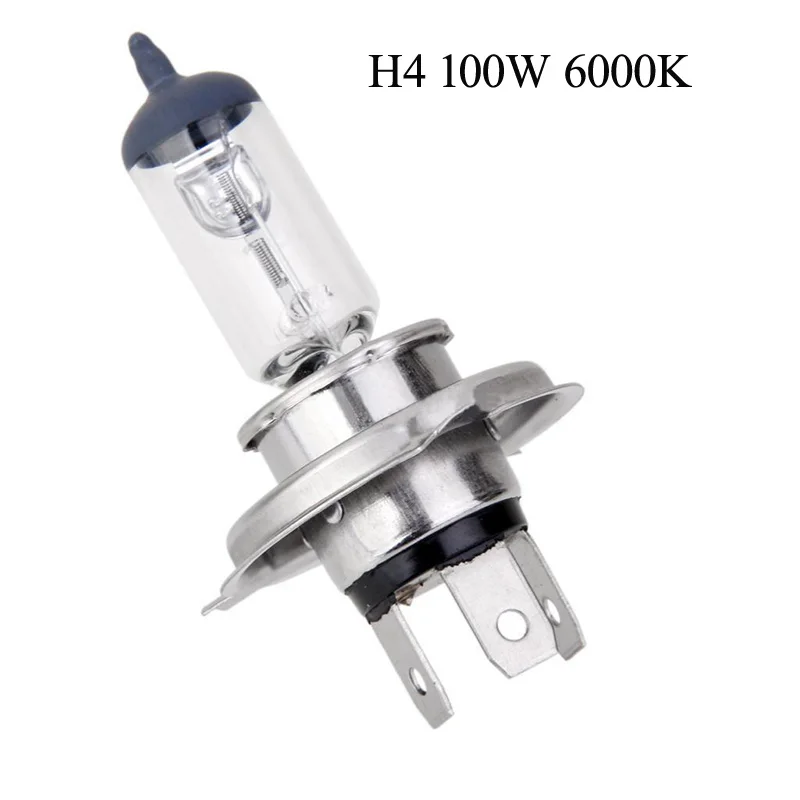 1x H4 100W 6000K автомобильные ксеноновые газовые галогенные фары белые лампы