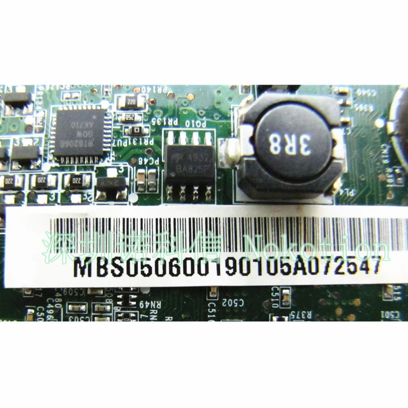 Материнская плата NOKOTION для ноутбука Acer Aspire ZG5 One A150 Mini процессор Intel N270 DA0ZG5MB8F0
