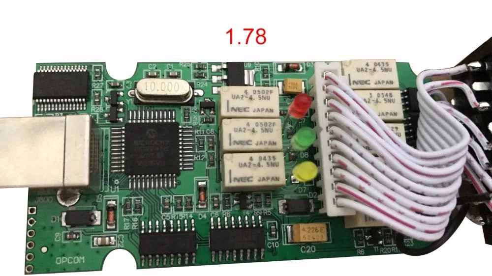 OPCOM v 1,70 V1.78 v1.99 для Opel диагностический инструмент OP COM V1.45 CANBUS OP-COM OBD2 супер сканер