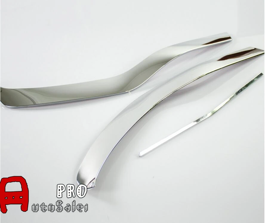 Хромированная передняя решетка Нижний Бампер крышка для губ отделка 3 шт. Mercedes Benz