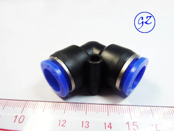 

HIGH QUALITY PV16 10Pcs Air Pneumatic 16mm to 16mm L Shaped Push in Elbow Connector Fittings