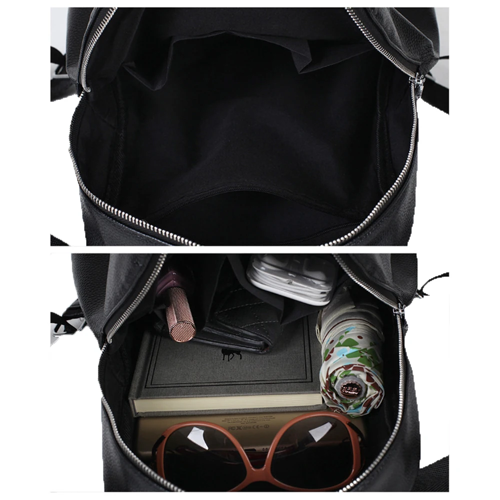 Женский винтажный Рюкзак-кошелек с заклепками для ноутбука сумка на плечо