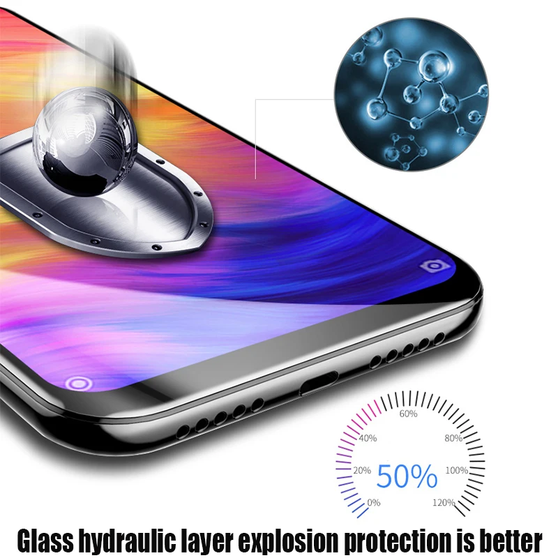 Защитное стекло 9D для Xiaomi Redmi Note 7 6 5 Pro 4X Xiomi 6A Защита экрана 4 стекло|Защитные