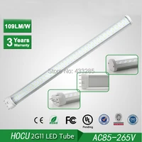 wholesale 2g11 led tube 12w 2835 smd 320mm pl tube bulb high power fluorescent 60 watt replacement 110v 220v free shipping