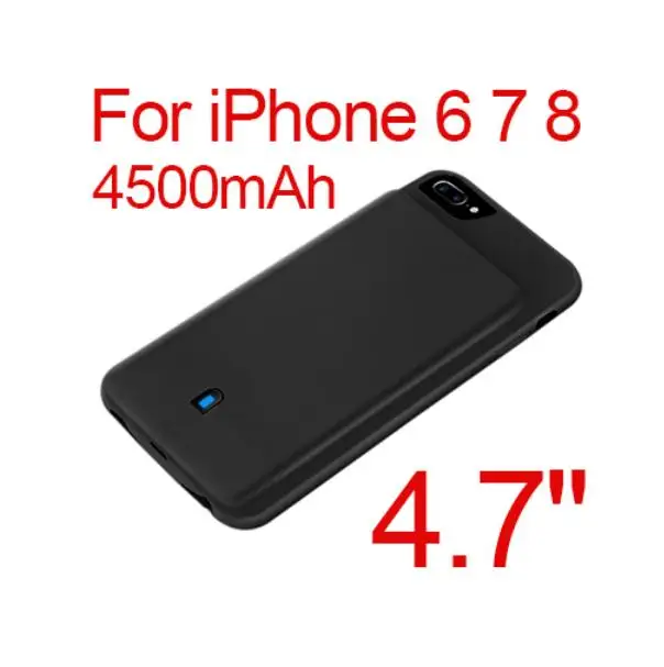 4500 мАч/7000 мАч внешний аккумулятор банк питания телефон чехол для iPhone 6 6s 7 8 Plus