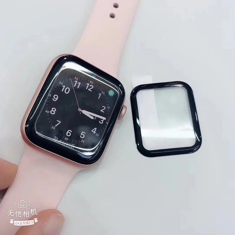 Закаленное стекло для apple watch 44 мм iwatch series 5 4 3 2 1 все версии защищают экран 42 мм 40 мм 38 мм все размеры
