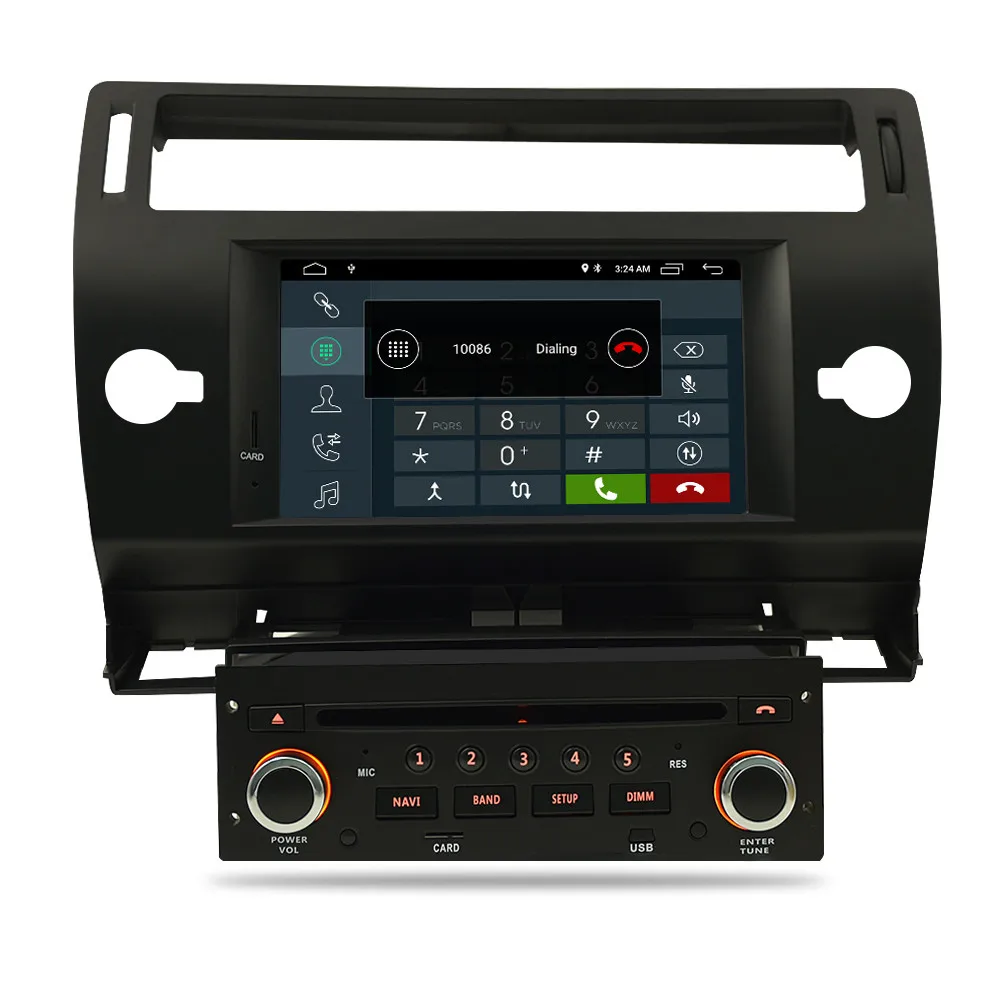 Android 8,0 Автомагнитола DVD навигации Мультимедиа Стерео для Citroen C4 C-Triomphe C-Quatre 2004-2009 gps WI-FI bluetooth-плеер