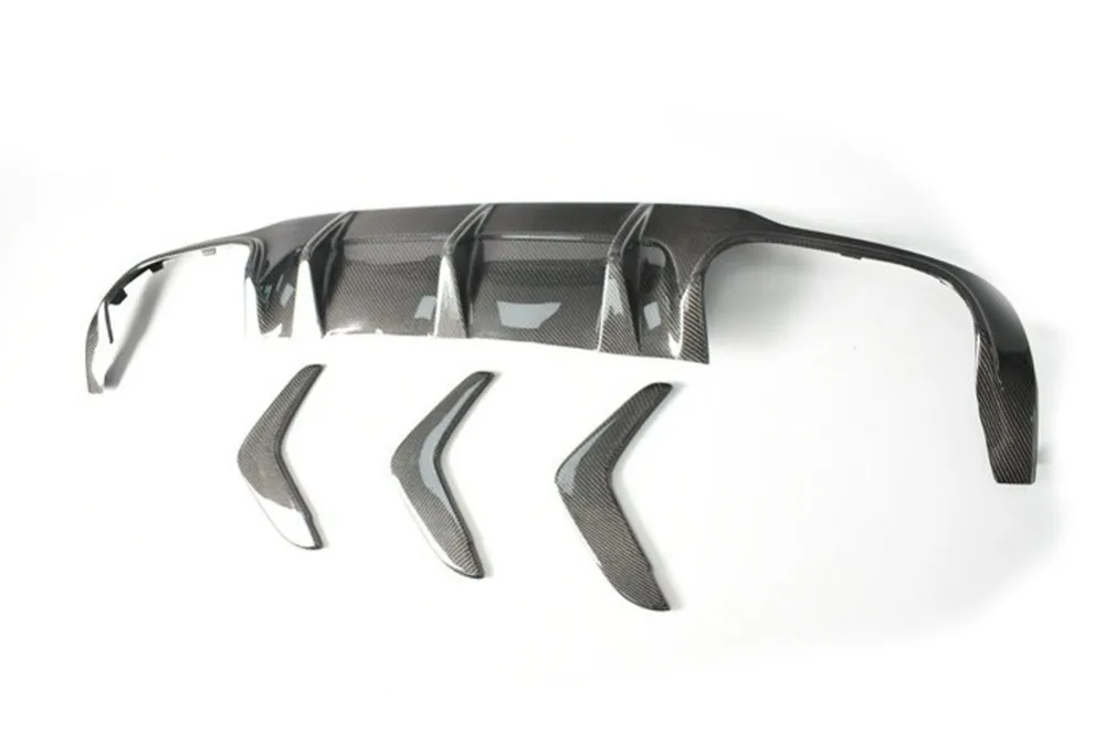 Задний спойлер из углеродного волокна класса C диффузор для Mercedes Benz W204 C63 AMG 4 двери