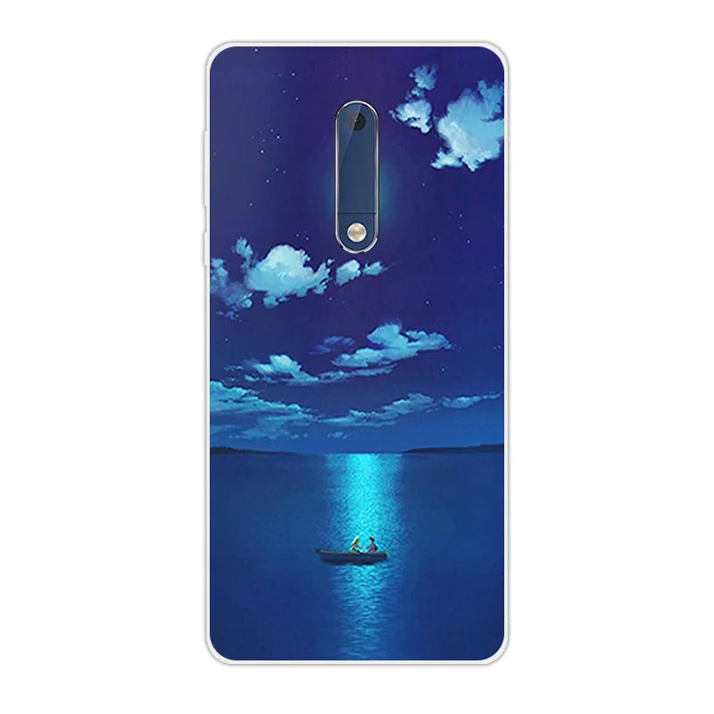 5.2 inch Case For Nokia 5 TPU Cover Nokia5 Silicone Phone Cases nokia5 Disorganized Back for Five Shells Bag | Мобильные телефоны и