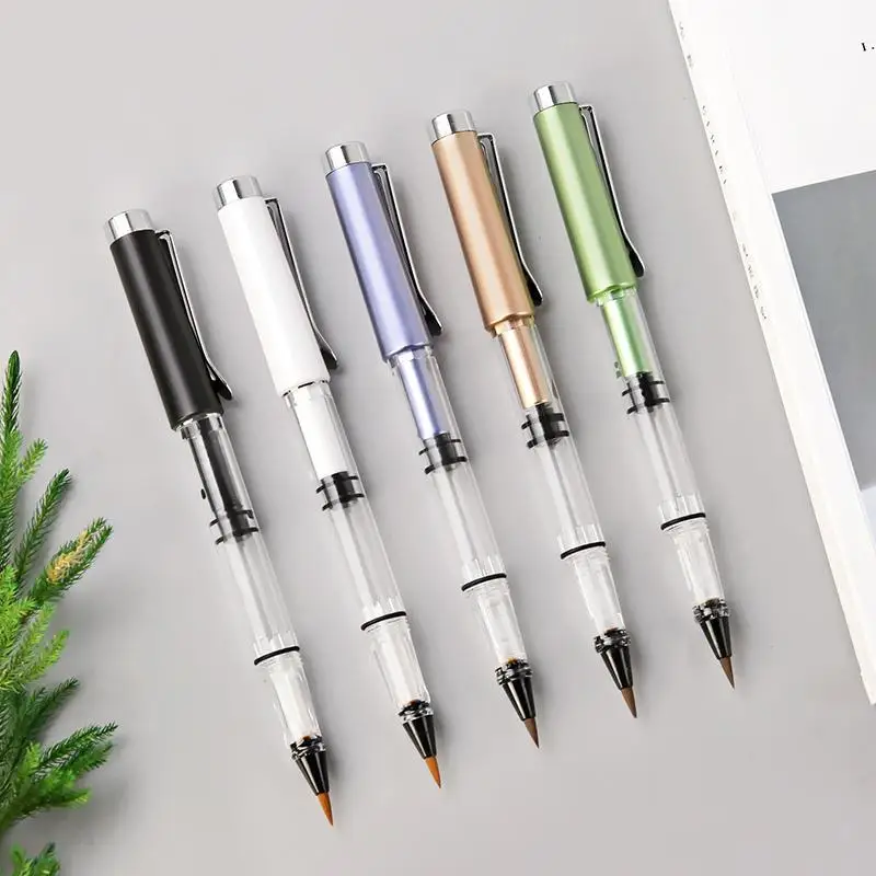 

Write Soft Brush Pen Calligraphy Practice School Student Stationery Supplies Art Drawing Markers Watercolor Brush Pens