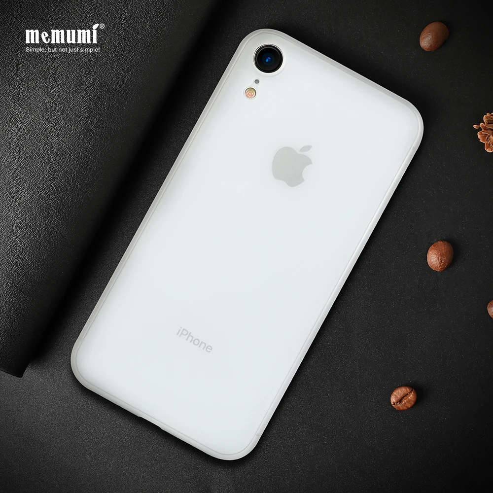 Чехол memumi для iPhone XR 6,", ультратонкий 0,3 мм PP матовый чехол для iPhone XR Тонкий чехол для телефона с защитой от отпечатков пальцев