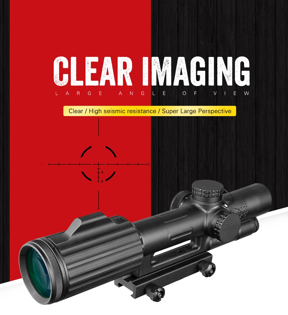 ACOG 1-6X24 крест концентрическая винтовка тактический прицел для винтовки для охоты оптическая боковая иллюминация R& G винтовка снайперская область