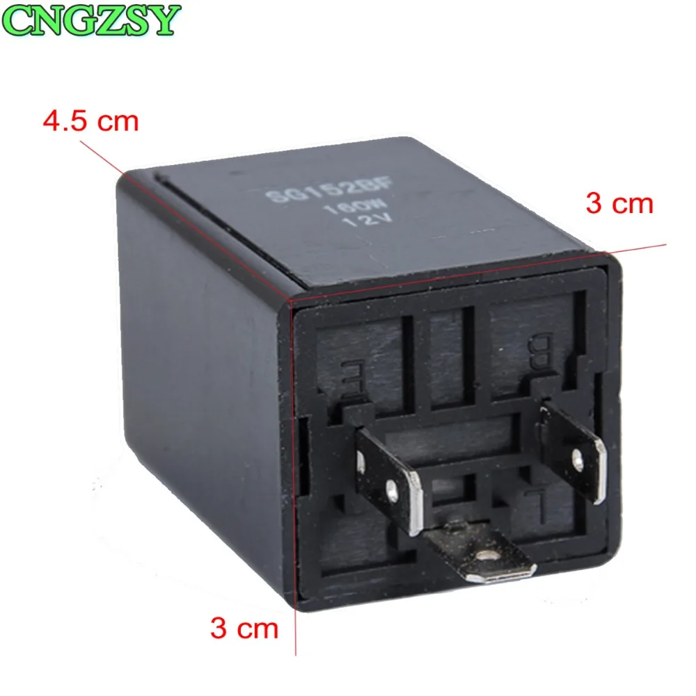 Универсальный 12V 24V 3Pin автомобильный проблесковый маячок реле Fix светодиодный светильник поворота Hyper Flash автомобиля мигалка мотоцикла R26