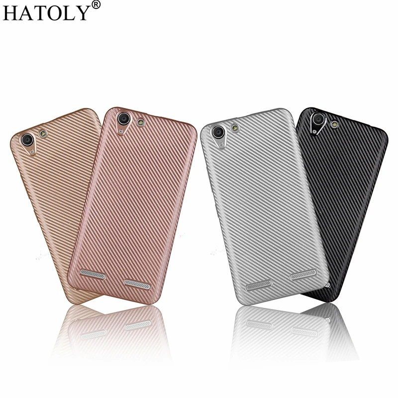 Чехол HATOLY для Lenovo Vibe K5 Plus A6020 Ультратонкий Мягкий ТПУ чехол из углеродного волокна