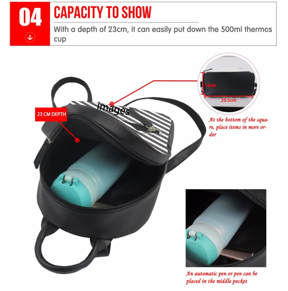 Рюкзак женский под заказ ранец из денима с принтом кошки и джинсов школьный