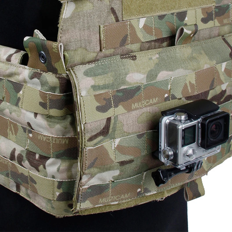 Алюминиевый тактический жилет соединение опорное крепление для Gopro iPhone 7 6 5 4 SJ4000