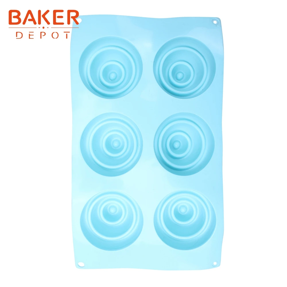 BAKER DEPOT силиконовая форма для пудинга и желе круглая выпечки тортов инструмент