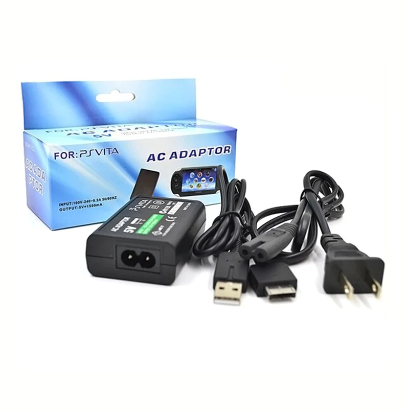 Адаптер переменного тока (зарядное устройство US Plug) для Sony Playstation PS Vita PSV PSVITA 100 ~ 240V