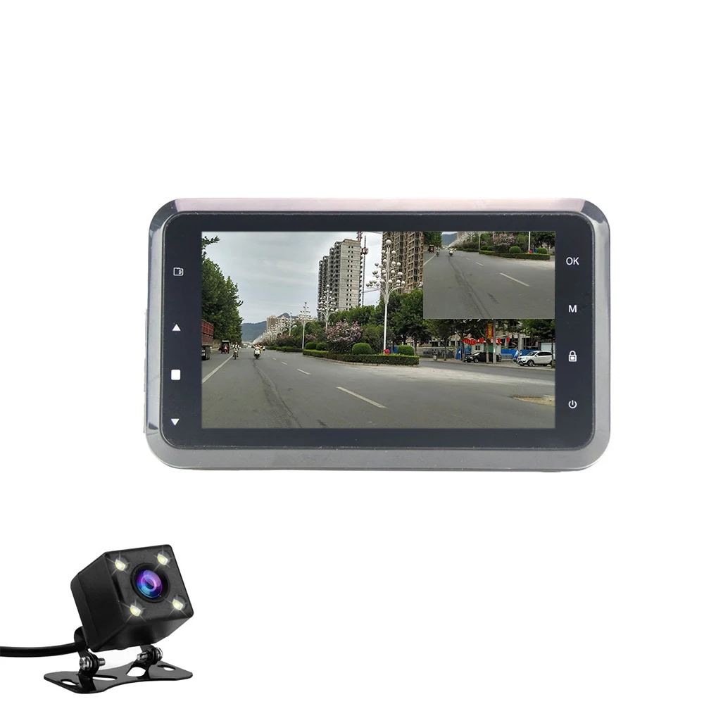 Мини Автомобильный dvr 3 дюймов один объектив Дэш Cam FHD 1080P видео регистратор Авто