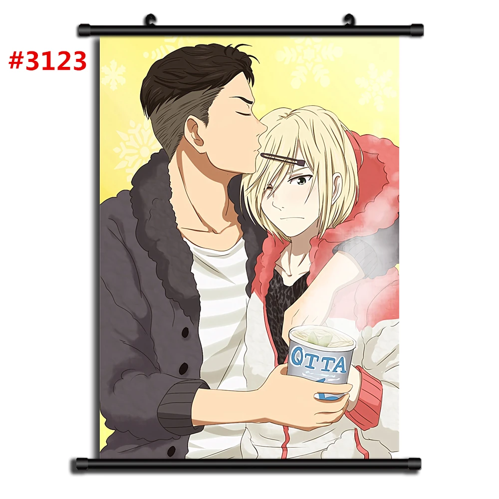3123 Yuri On Ice Аниме Манга настенный плакат свиток EF - Цвет: 3123
