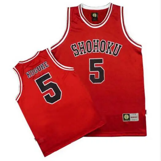 No 5 Kogure Shohoku школы баскетбольной команды Sakuragi Hanamichi Джерси футболка спортивная одежда Униформа аниме SLAM DUNK Джерси Косплей Костюм - Цвет: No 5 Kogure