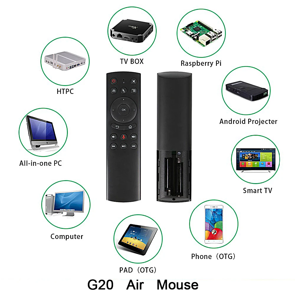 Пульт дистанционного управления L8star G20 G20BTS G20SPRo 2 4G Air Mouse для Smart Android TV Box ПК