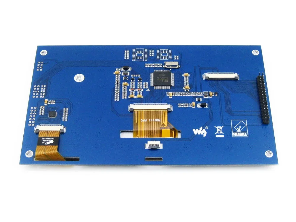 7-дюймовый сенсорный ЖК-дисплей 800x480 TFT I2C емкостный экран 8080 серия интерфейс с RA8875