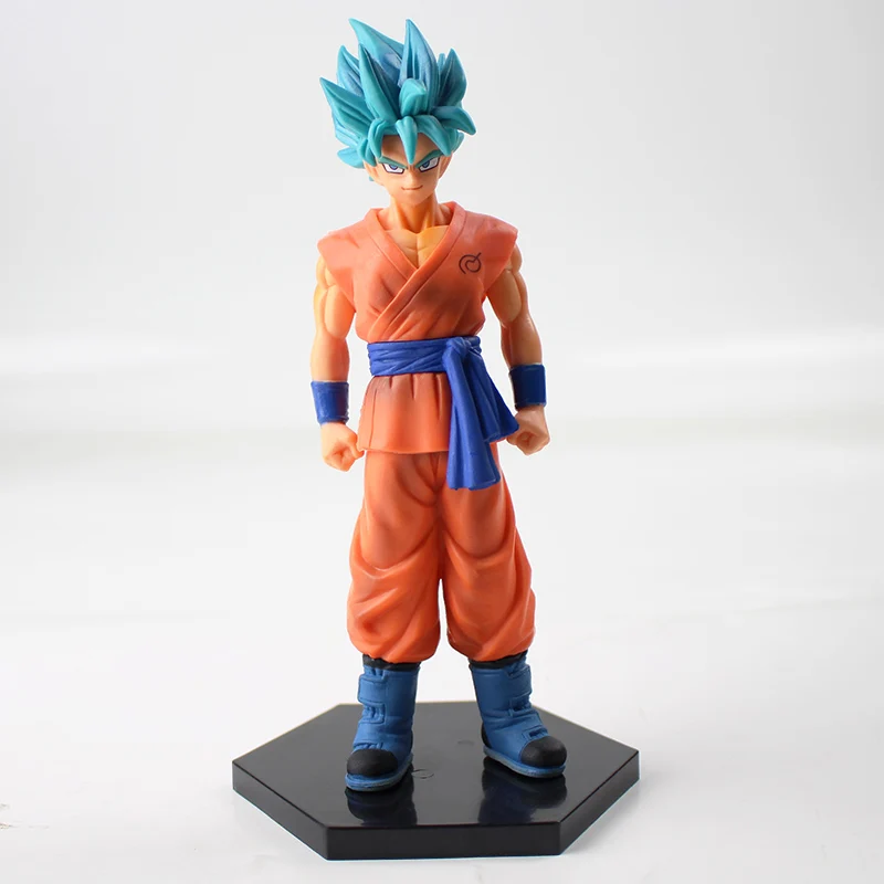 6 шт./лот Dragon Ball Z цифры Сон Гоку Вегета крилин куририн Golden Frieza tien shinhan Супер Saiyan бог модели игрушки