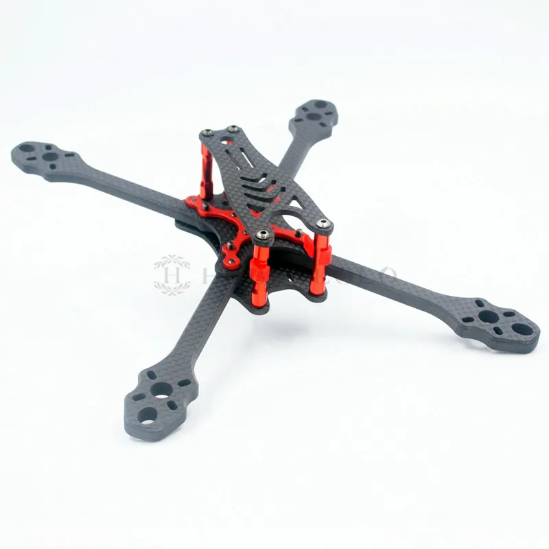 ALFA Монстр 6 мм чистого углеродного волокна 5/6/7 inch Фристайл стрейч X Quadcopter Рамка для