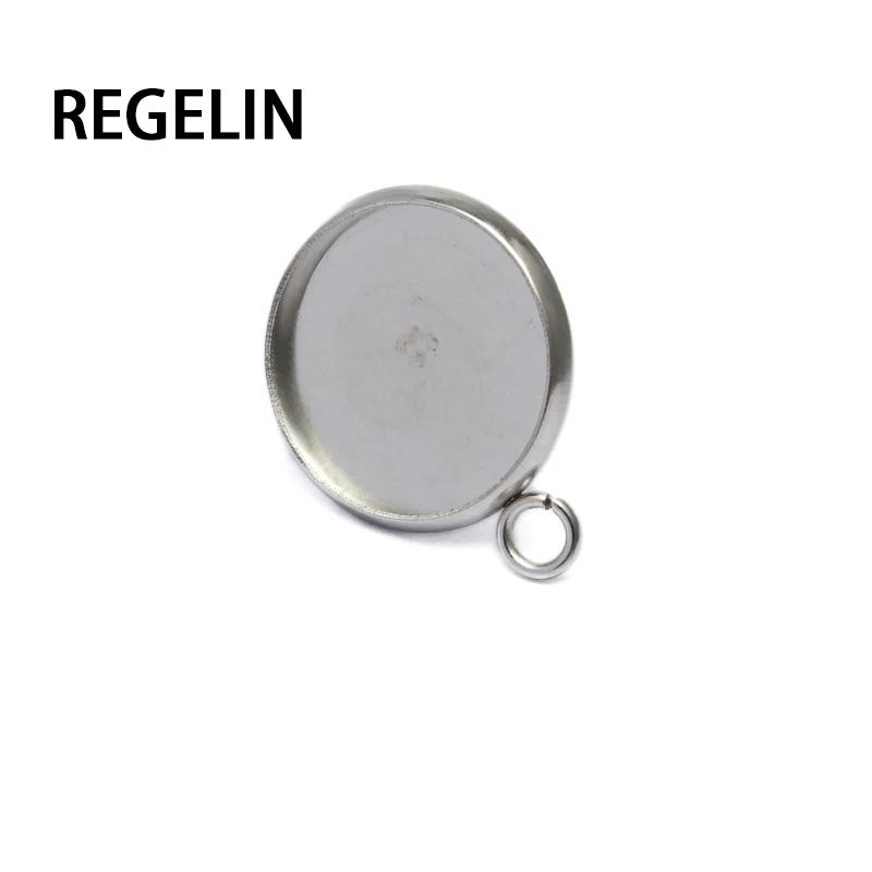 REGELIN DIY серьги из нержавеющей стали 6/8/10/12/14/16/18/20 мм основа кабошона пустые