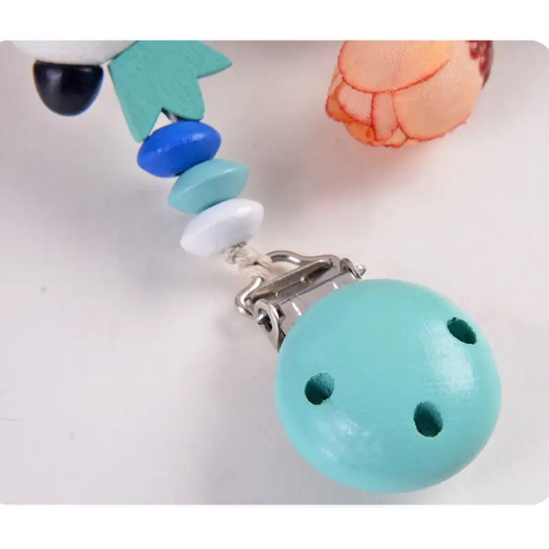 

Baby Pacifier Clip Chain Hand Made Infant Boys Girls Cute Panda Letters Toys Teether Pacifier Chain Holder Baby Nipple Feeding