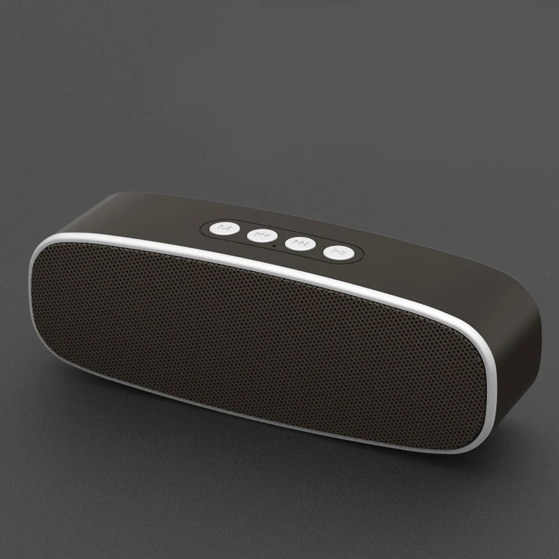Olive green Портативный беспроводной динамик стерео большой 10 Вт Мощность Bluetooth системы TF FM радио музыка сабвуфер Колонка s - Цвет: Olive green