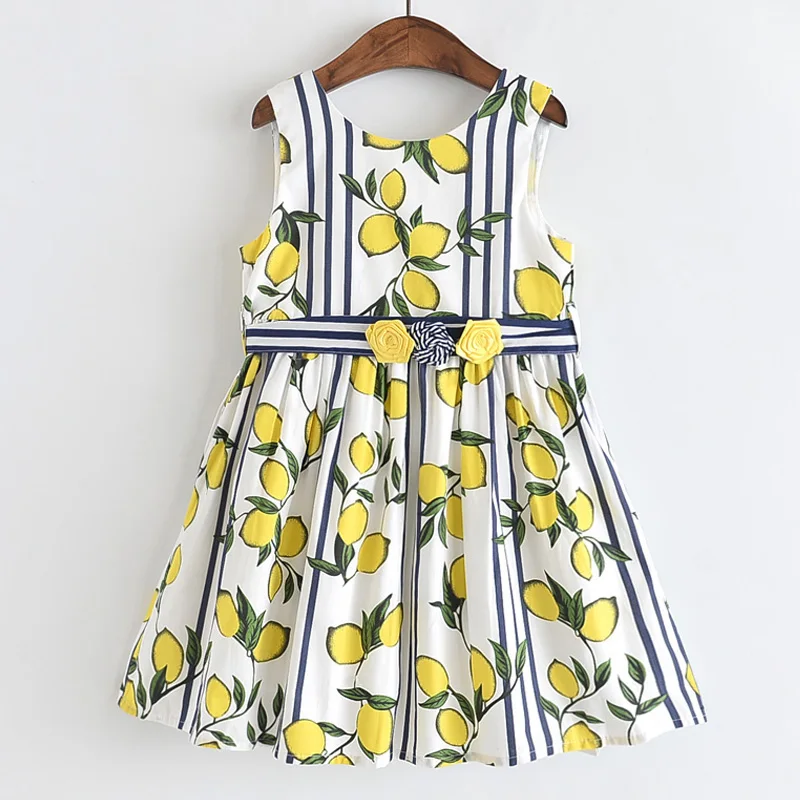 Платья для девочек коллекция 2020 года летняя новая детская одежда милое