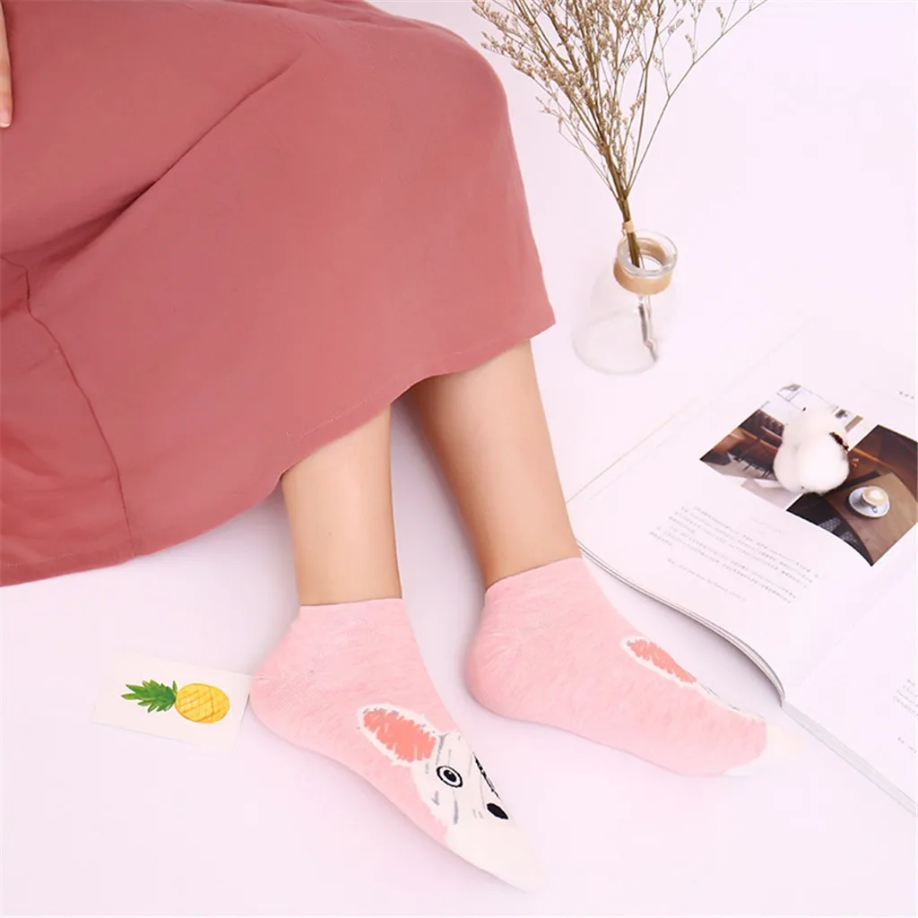 1 пара высококачественные женские мужские хлопковые носки мультяшный Кот