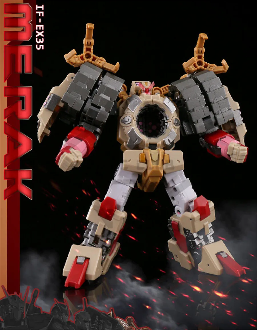 Comic Club, ironfactory DJD Tarn Vos Kaon Helex Tesarus combiners, трансформация, фигурка робота, игрушка