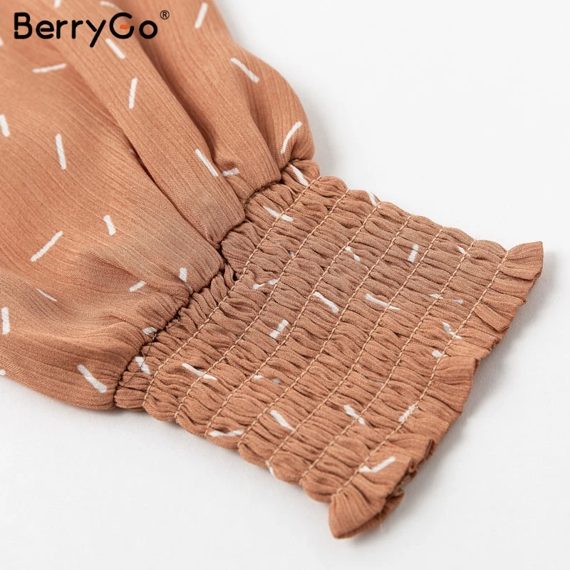 Женское платье с длинным рукавом BerryGo винтажное мини принтом Русалочки и