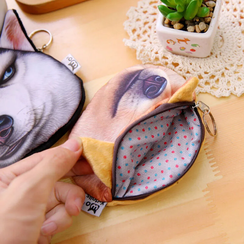 1 х милый Doge для собак креативный 3D держатель с рисунком кредитных карт чехол