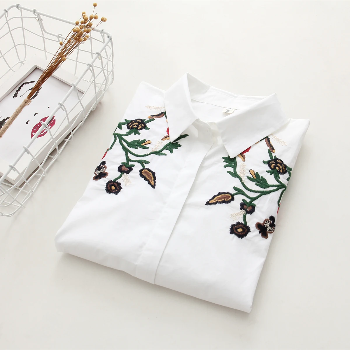 Blusas feminina весна лето стиль осень 2017 Корейская Свободная рубашка с длинными