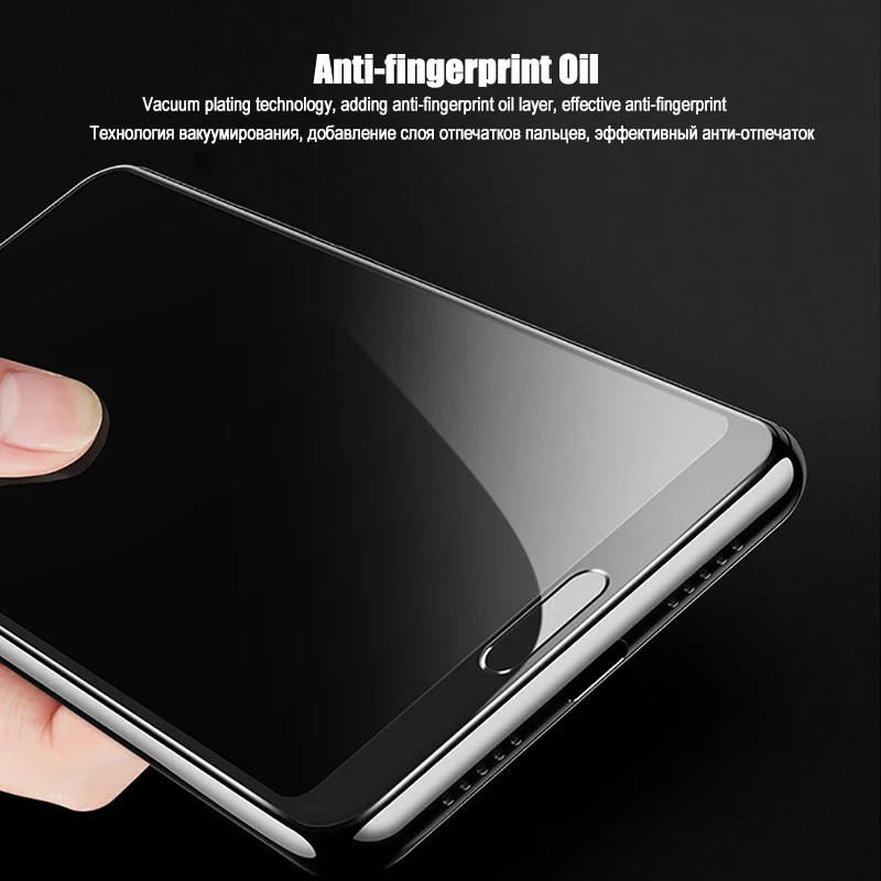 LuckGuard Full Cover Tempered Glass For Huawei P20 Lite 3D Screen Protector Pro Honor 8 9 P9 P10 Plus Film | Мобильные телефоны и