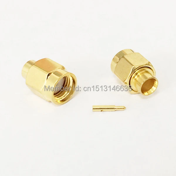 1 шт. коннектор SMA для коаксиального модема RG402 141 дюйма|goldplated| |