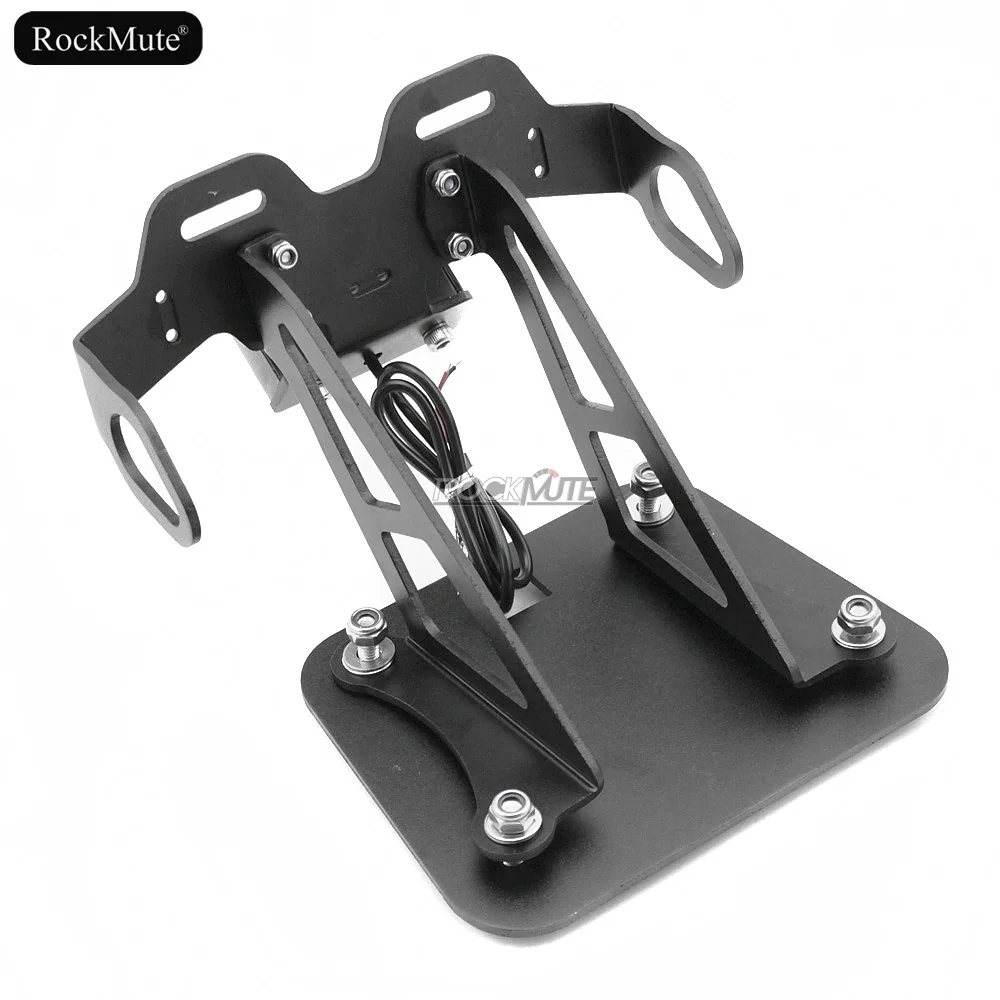 License Plate Bracket Holder Mount Fender Eliminator Tail Tidy With LED Light For YAMAHA MT-25 MT-03 YZF-R3 YZF-R25 2014-2018 | Автомобили