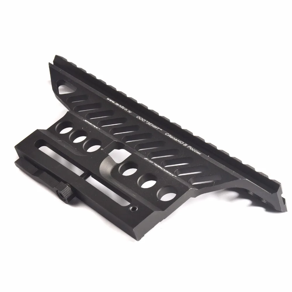 

D16T Aluminium ak 47 74 Zenit B-13 CNC Aluminium 20mm M47 Quick Detach Side Rail Scope Mount Base Picatinny Rail